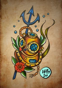 20 flash tattoo lyon vintage oldschool 