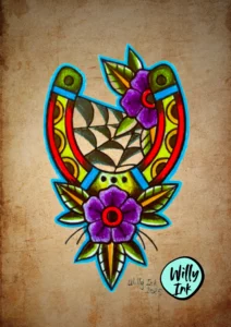 22 flash tattoo lyon vintage oldschool 